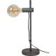Lampe de table industrielle en métal argenté Tim
