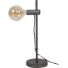 Lampe de table industrielle en métal argenté Tim