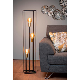 HKLY Lampadaire LED Vintage, Lampadaire sur Pied Salon E27, Style  Industriel, Abat-jour en Métal, Lampe sur Pied Reglable pour Bureau Salle à  Manger Salon Chambre : : Bricolage