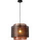 Suspension salon industriel 1 lampe Ø 34 cm Lucy