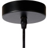 Suspension salon industriel 1 lampe Ø 34 cm Lucy