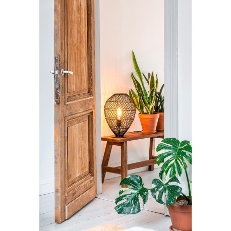 Lampe à poser salon en rotin Ø 40 cm Albi