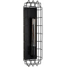 Applique murale industrielle 1xE27 noir Camilla
