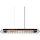 Suspension industrielle noire 2xE27 Stella