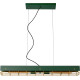 Suspension industrielle 2xE27 vert Sibel