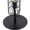 Lampadaire industriel 2xE27 noir Poppy