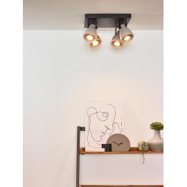 Spot plafond moderne LED Ø 9 cm 4x5W Aura