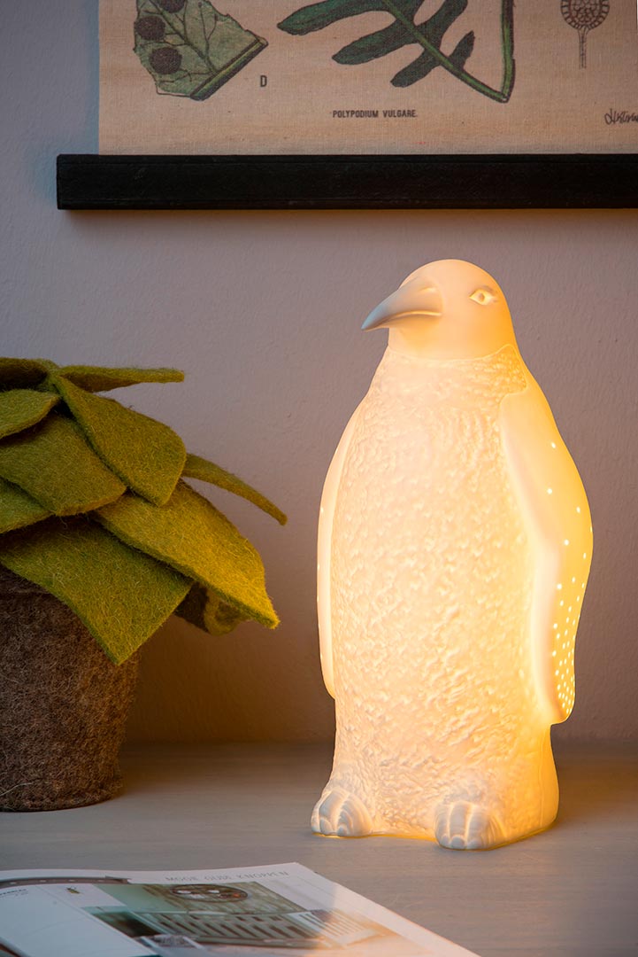 Lampe à poser chambre d'enfant 1xE14 Pingu