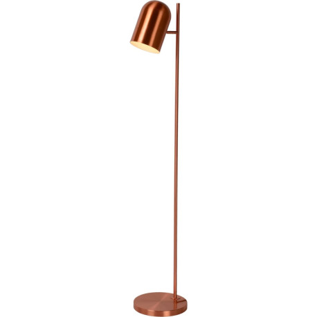 Lampadaire classique en acier effet cuivre Stanley