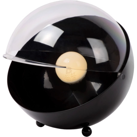 Lampe de table boule vintage en fer noir Melby