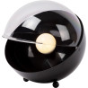 Lampe de table boule vintage en fer noir Melby
