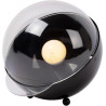 Lampe de table boule vintage en fer noir Melby