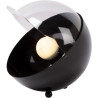 Lampe de table boule vintage en fer noir Melby