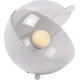 Lampe de table boule vintage en fer blanc Melby