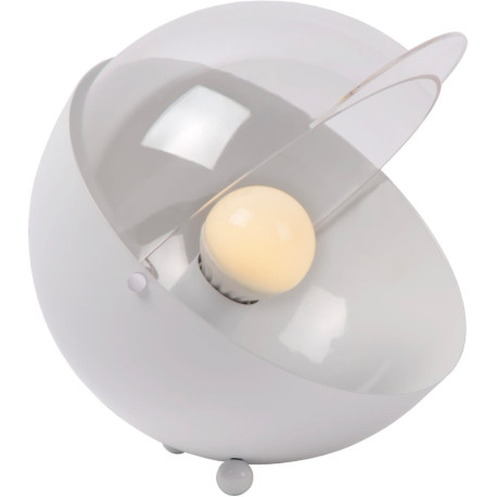 Lampe de table boule vintage en fer blanc Melby