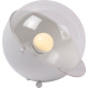 Lampe de table boule vintage en fer blanc Melby