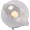 Lampe de table boule vintage en fer blanc Melby