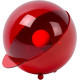Lampe de table boule vintage en fer rouge Melby