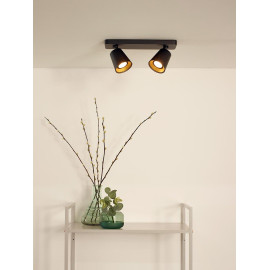 Spot plafond LED moderne noir Luiz