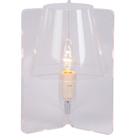 Lampe à poser design en acrylique transparent Lucile