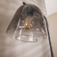 Lampe de table industrielle en verre et métal Arianne