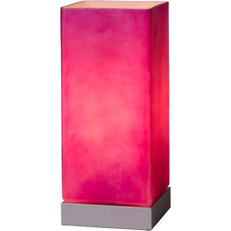 Lampe de table moderne tactile en verre mauve Groove
