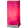 Lampe de table moderne tactile en verre mauve Groove