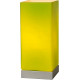 Lampe de table moderne tactile en verre vert Groove