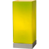 Lampe de table moderne tactile en verre vert Groove