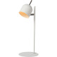 Lampe de bureau vintage en métal blanc Berenice