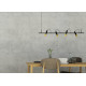 Suspension LED industrielle 4x5W Duetto