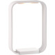Lampe de table design tactile led en aluminium blanc Holly