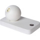 Lampe de table design led orientable en acier blanc Iberis