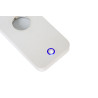 Lampe de table design led orientable en acier blanc Iberis