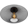 Plafonnier industriel pour salon Meshiva