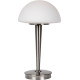 Lampe de table contemporaine tactile en verre opaque Leo