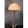 Lampe de table contemporaine tactile en verre opaque Leo