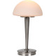 Lampe de table contemporaine tactile en verre opaque Leo