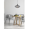 Suspension industrielle ronde 45 cm 1xE27 Meshiva