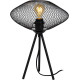 Lampe de table industrielle ronde 1xE27 Meshiva