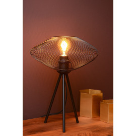 Lampe de table industrielle ronde 1xE27 Meshiva