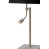 Lampe à poser classique en tissu brun Annabelle