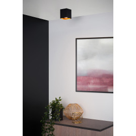 Spot plafond carré moderne 1 lampe Biddi