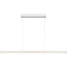 Suspension moderne led en aluminium blanc Belize