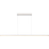 Suspension moderne led en aluminium blanc Belize