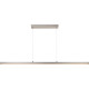 Suspension moderne led en aluminium blanc Belize