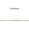 Suspension moderne led en aluminium blanc Belize