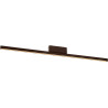 Plafonnier moderne led en aluminium brun Dundy