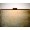 Plafonnier moderne led en aluminium brun Dundy