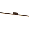 Plafonnier moderne led en aluminium brun Dundy